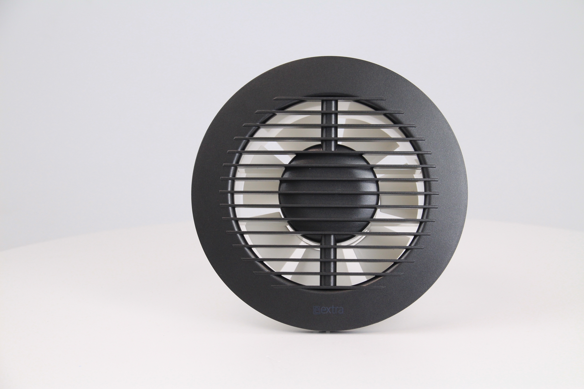 Awenta 125mm Extractor Fan - Silver ABS Front Panel For Wall Or Ceiling Ventilation