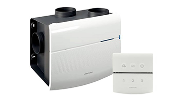 Orcon MVS-15RHB 510 m³/h + humidity sensor + RFT control - grounded plug