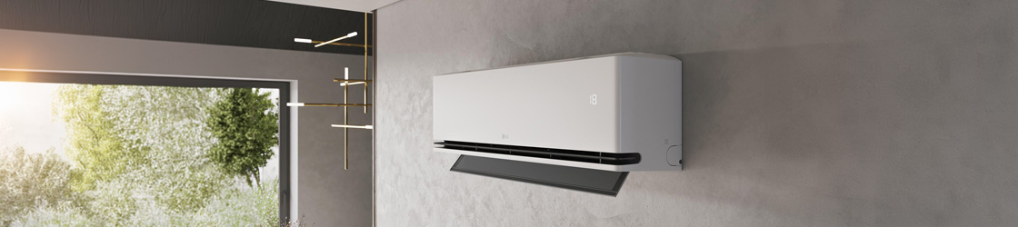 Energy-efficient air-conditioning unit with double outlet system