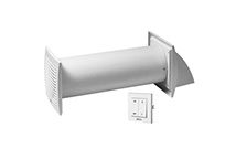 Decentralized MVHR unit Ø100 mm with switch