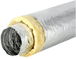 Sonodec akoestisch thermisch geïsoleerde 125 mm ventilatieslang (1 meter)
