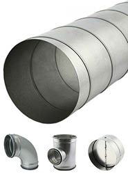 Spiral ducts and fittings