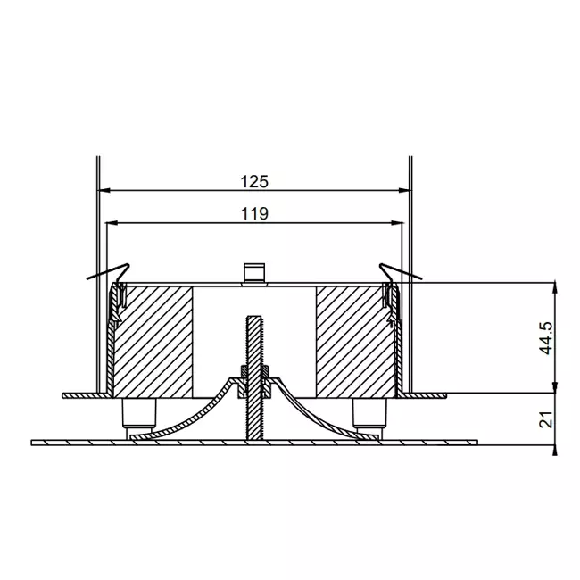 Duco Vent Design square XL AK extract and supply