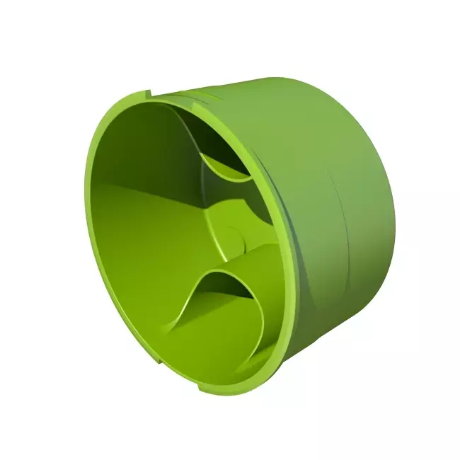 Ubbink Air Excellent 48C end cap connection