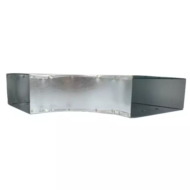 T-piece 90 degrees 300x80 mm - 170x80 mm for ducting