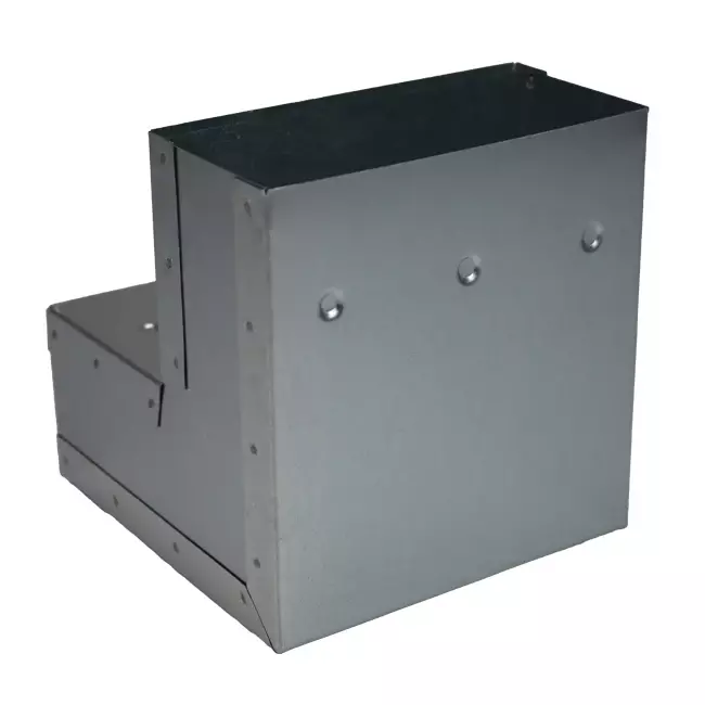 Bend 90 degrees 170x80 mm vertical duct