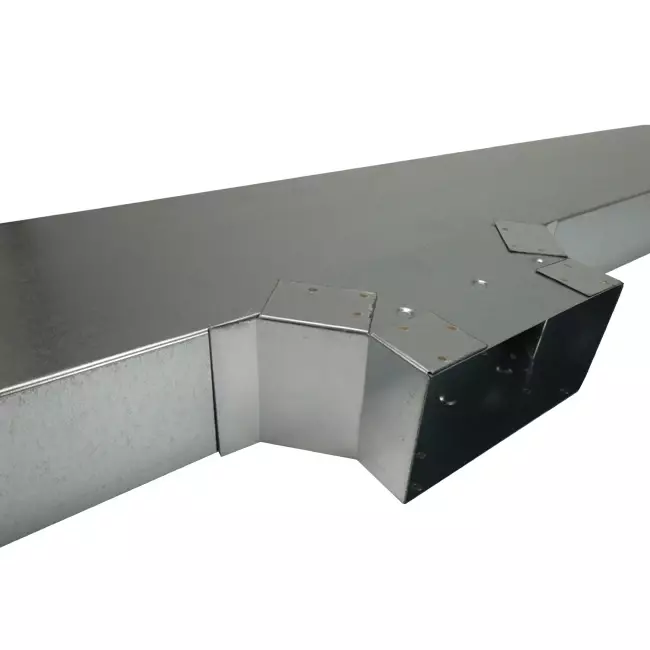 Side connection 170x80 mm for flue pipe