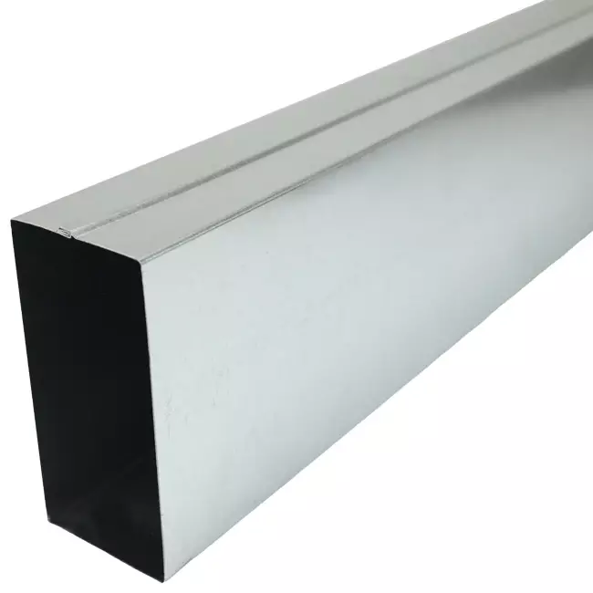Galvanized collapse channel 170x80 mm with length 1500 mm