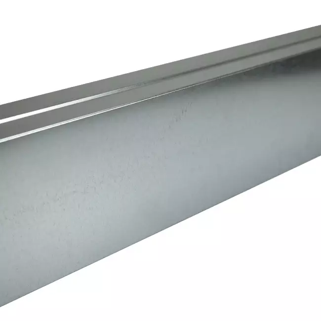 Galvanized collapse channel 170x80 mm with length 1500 mm