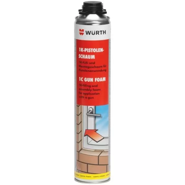 PU foam canister 700ml for pistol