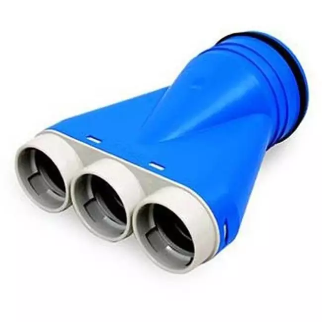 Vent-Axia Uniflexplus reducer 3 x Ø69mm and spout Ø125mm