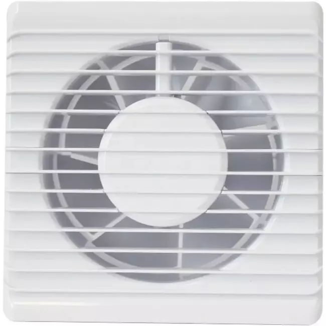 Bathroom extractor fan Ø 125 mm white - energy planet 125 HS