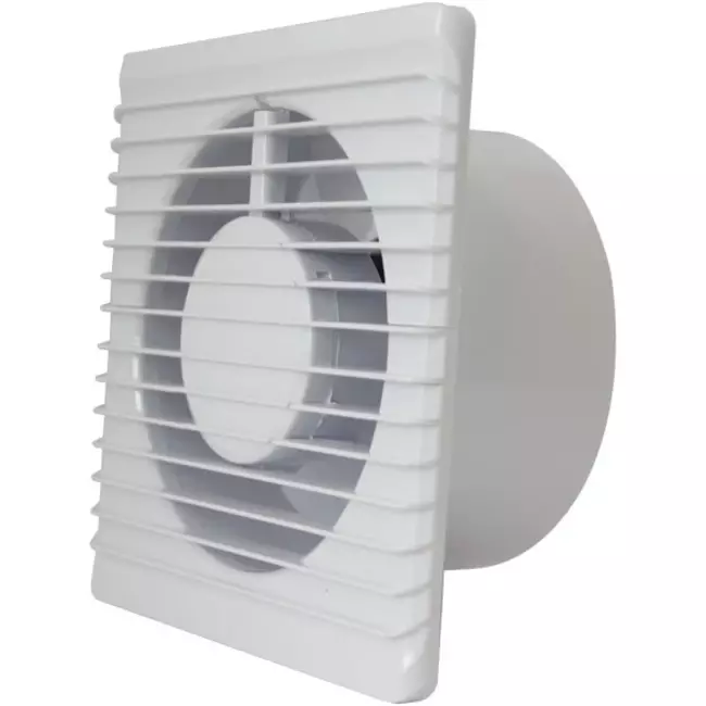 Bathroom extractor fan Ø 125 mm white - energy planet 125 HS