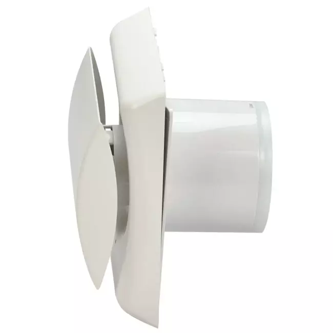 Itho Daalderop bathroom extractor fan Ø 100 mm - white with timer BTV-N201 T