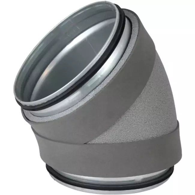 Thermoduct insulated 45 degree elbow bend diameter 160 mm