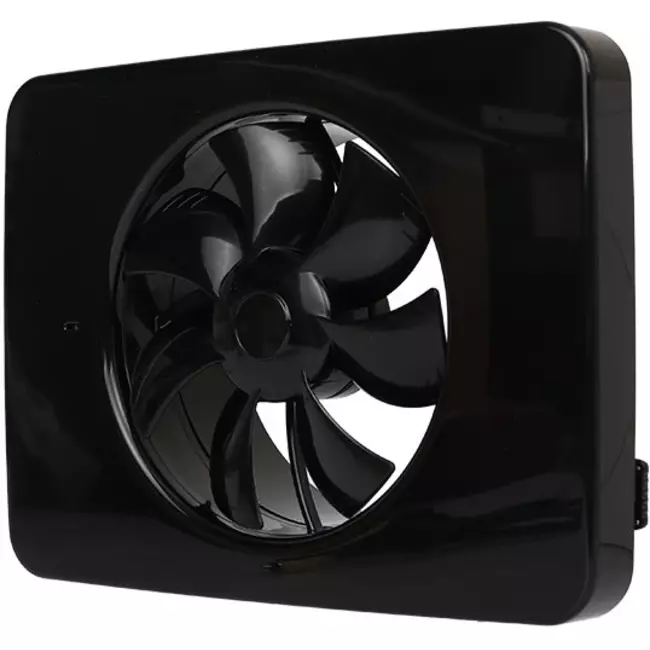 Vent-Axia Lo-Carbon iQ bathroom extractor fan Fresh Intellivent BLACK Ø100 - 125 mm