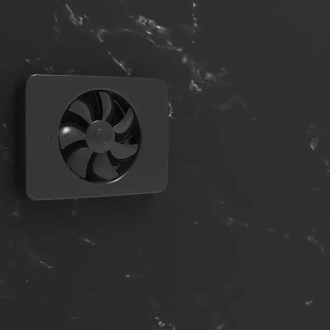 Vent-Axia Lo-Carbon iQ bathroom extractor fan Fresh Intellivent BLACK Ø100 - 125 mm