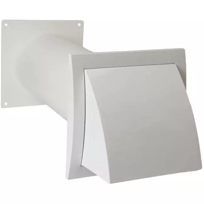 Through-wall ventilation kit SPK3 Ø100mm with check valve