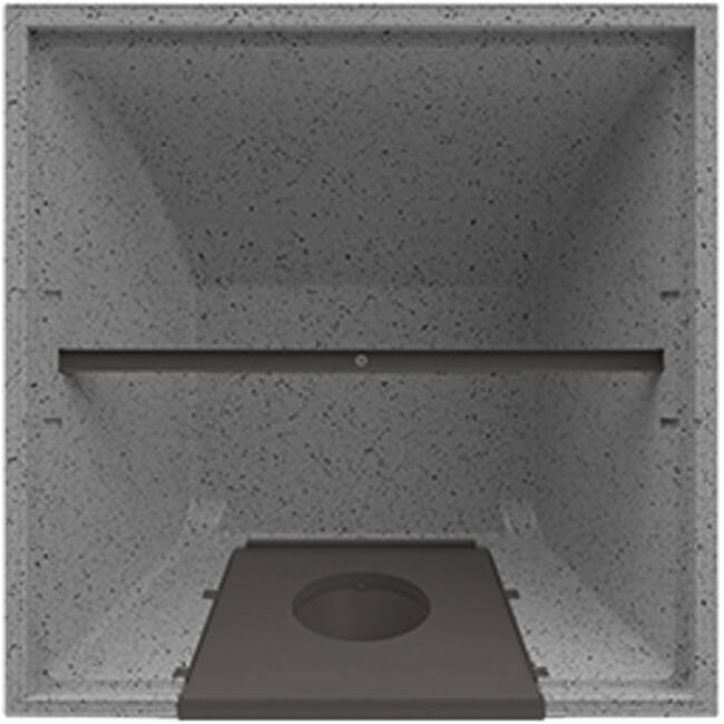 EPS Plenum insulated 590x590 Ø 125mm