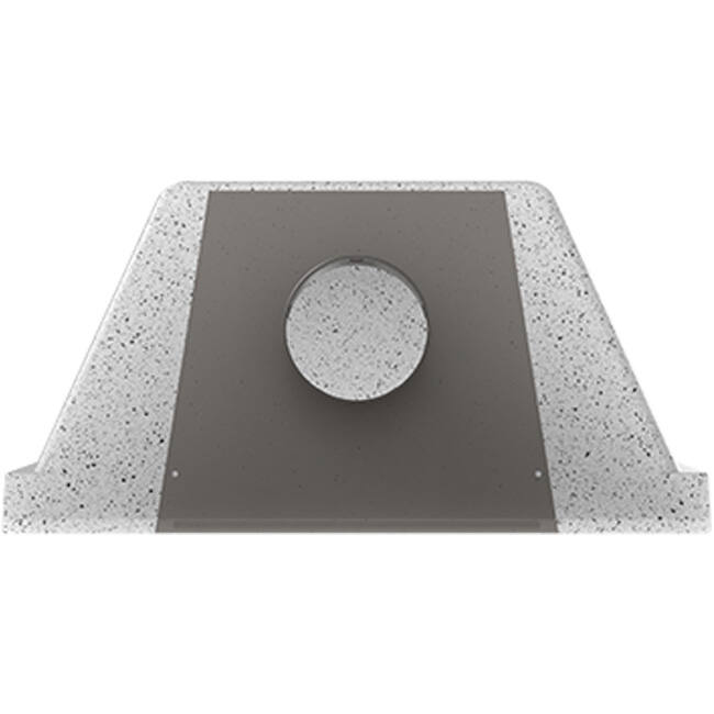 EPS Plenum insulated 590x590 Ø 125mm