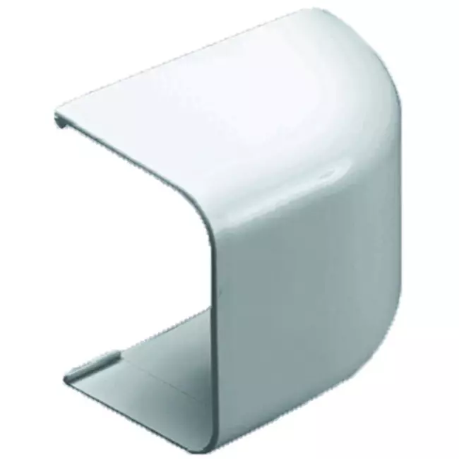 Climaplus air conditioning duct End piece 90x65mm RAL 9010 WHITE
