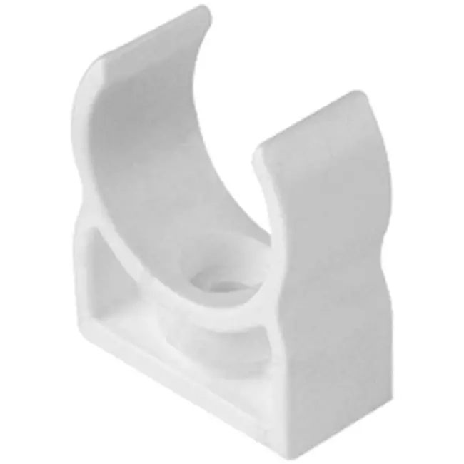 Mounting clip for hard condensate drain pipe Ø 20mm
