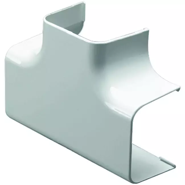 Climaplus air conditioning duct T-piece for mounting duct 125 x 75 mm RAL 9010 WHITE