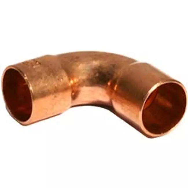 Solder bend 90 ° short version 3/8