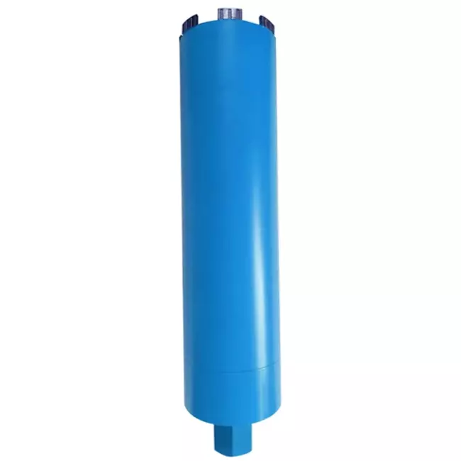 Diamond drill thick walled 5/4'' UNC connection- 65mm x 400mm x 10mm (segment height)
