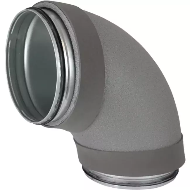 Thermoduct insulated 90 degree elbow bend diameter 180 mm