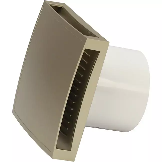 Bathroom extractor fan Ø 100 mm gold - design T100G