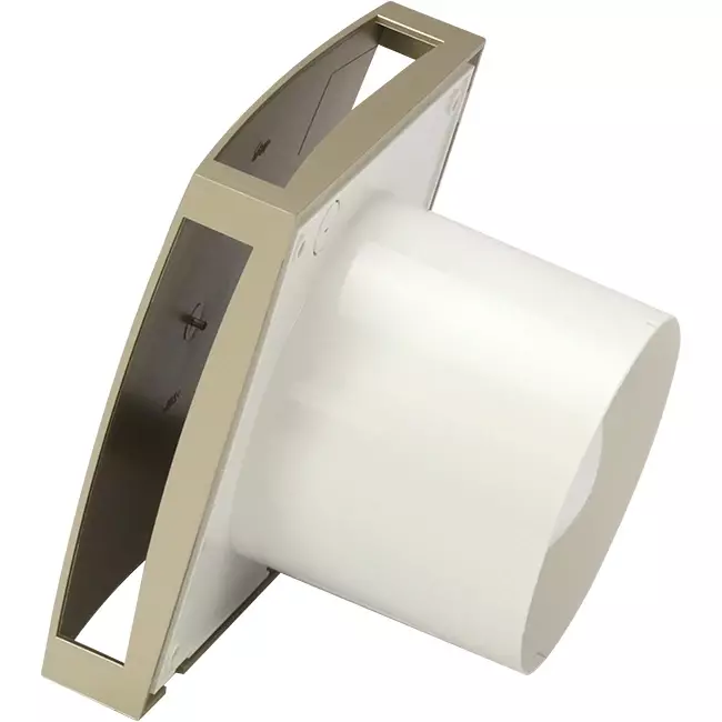 Bathroom extractor fan Ø 100 mm gold - design T100G