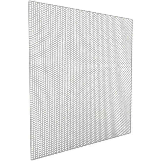 Perforated 600 x 600 ceiling diffuser insert panel - mixed colour RAL 9010