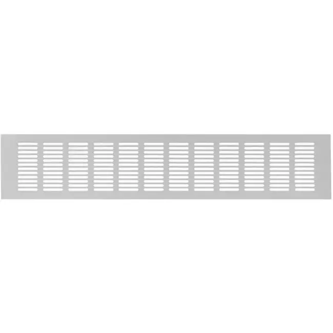 Skirting diffuser aluminium - silver L=500mm x H=100mm -RA1050S