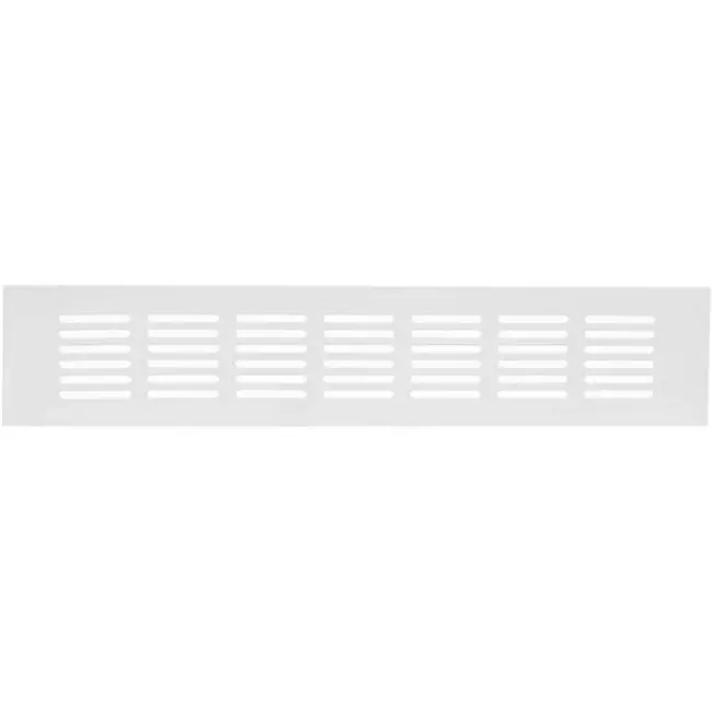 Skirting diffuser aluminium - white L=300mm x H=60mm -RA630