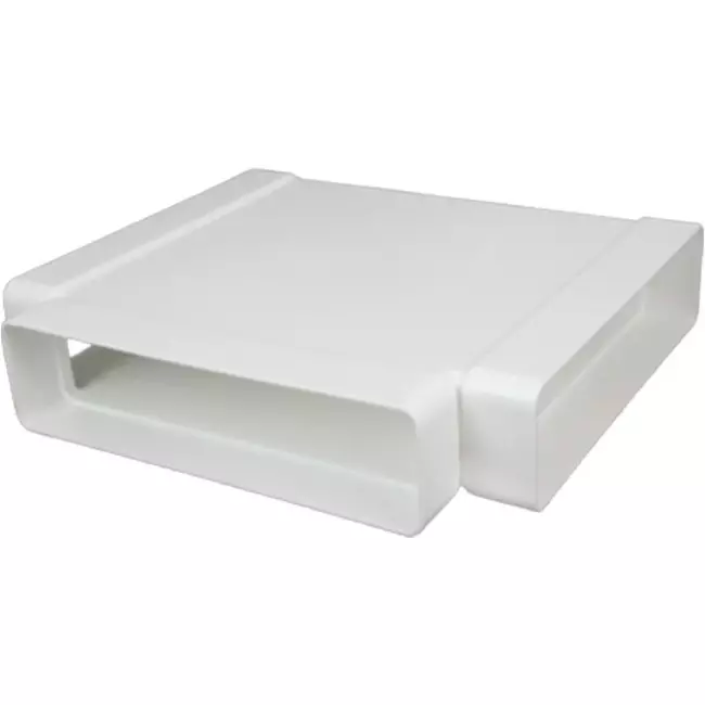 Rectangular plastic T-piece 220 x 55mm - KT25