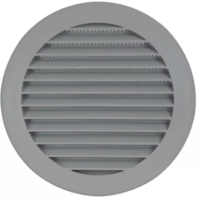 Vane grille diameter: 125mm grey - VR125P