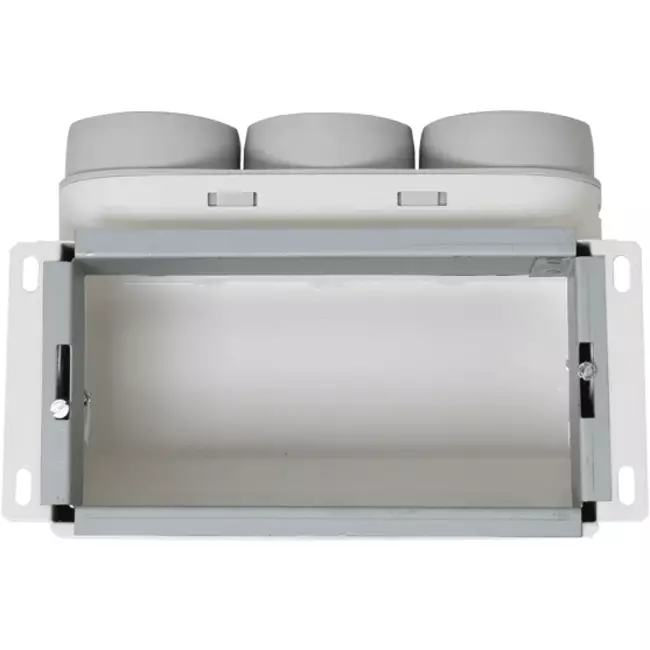 Vent-Axia Uniflexplus wall collector with top connection, insulated 3 x Ø69mm for flat duct 200 x 100mm
