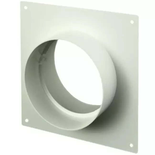 Round plastic wall plate diameter: 150mm AFS150