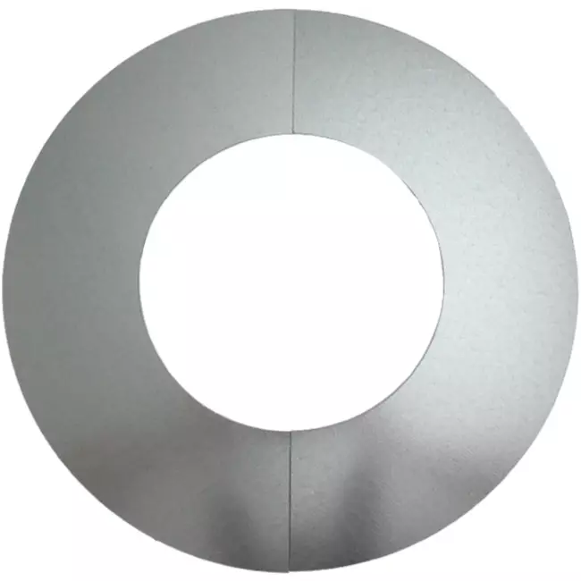 Covering rosette Ø 400 mm galvanised (2 parts)
