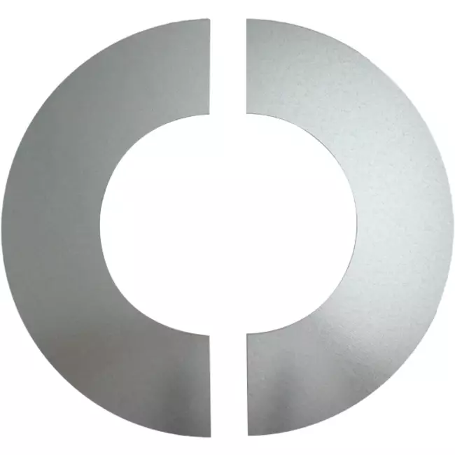 Covering rosette Ø 400 mm galvanised (2 parts)