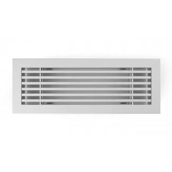 Bar grille for floor mounting with clamping springs - 200x50 mm