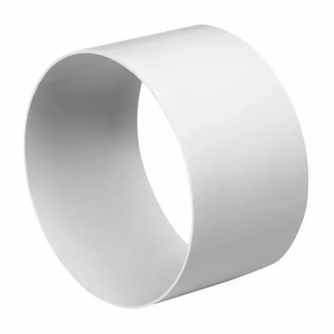 Plastic female coupler round Ø125 mm - ASF125