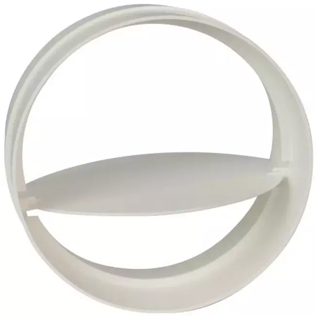 Round plastic back draught shutter diameter: 125mm AV125
