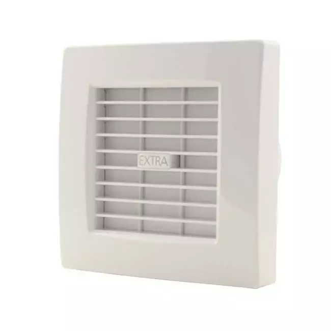 Europlast bathroom extractor fan Ø 100 mm white with automatic shut-off damper - luxury X100Z