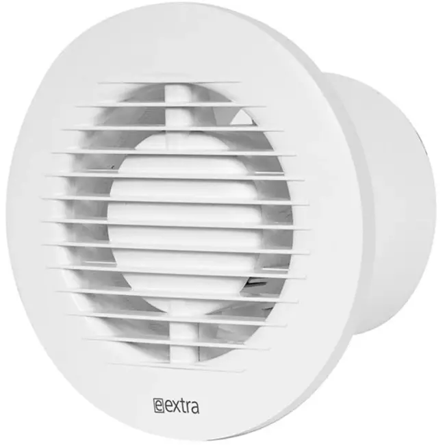 Bathroom extractor fan round Ø 100 mm white - basic EA100