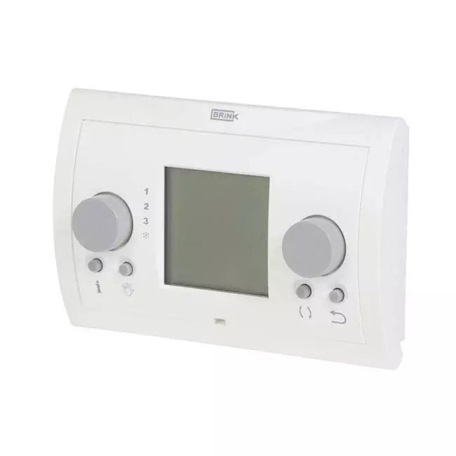 Brink MVHR control unit with timer