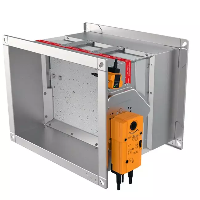 Fire damper rectangular servomotor 24V - E-FD40 1000x600 M24 S