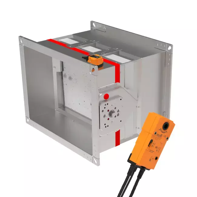 Fire damper servo motor 230V, 4 Nm, open/close - E-BFL230 T