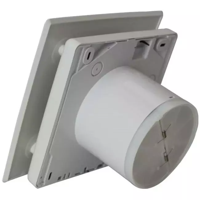Itho Daalderop bathroom extractor fan Ø 100 mm - white with timer and 2 speeds BTV-ssst T
